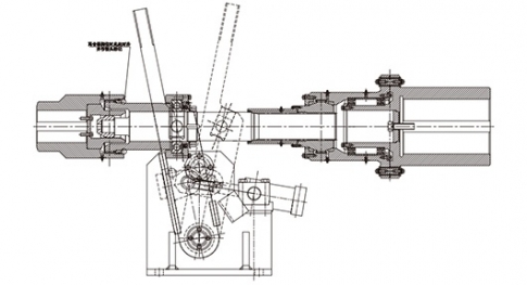 棒材線立轉(zhuǎn)換專用鼓形齒式離合器